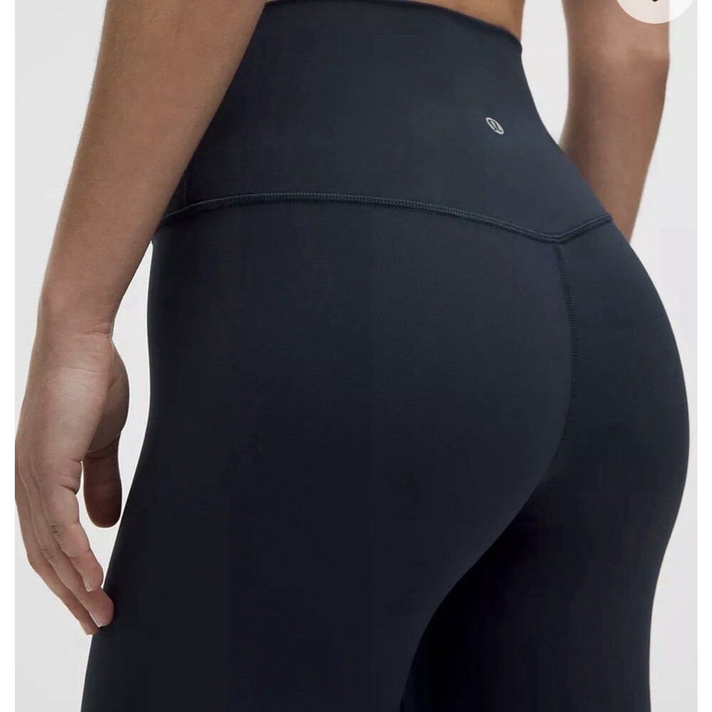 Authentic Lululemon Align HR Crop 21” True Navy Size 20 NWT Capri Leggings - Picture 4 of 6